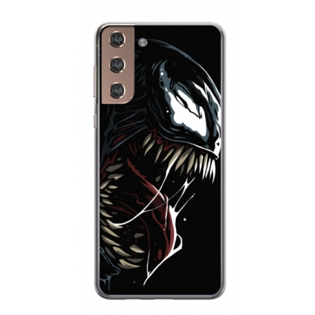 Husa personalizata tip carcasa HQPrint pentru Samsung Galaxy S24, model Venom 2, multicolor, S1D1M0387
