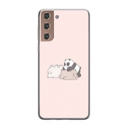 Husa personalizata tip carcasa HQPrint pentru Samsung Galaxy S24 Plus, model Bears 3, multicolor, S1D1M0115