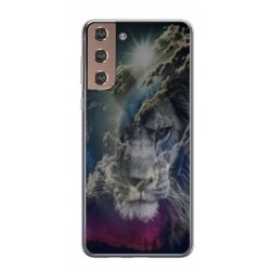 Husa personalizata tip carcasa HQPrint pentru Samsung Galaxy S24 Plus, model Lion 4, multicolor, S1D1M0120