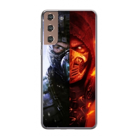 Husa personalizata tip carcasa HQPrint pentru Samsung Galaxy S24 Plus, model Mortal Kombat, multicolor, S1D1M0130