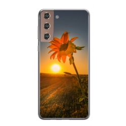 Husa personalizata tip carcasa HQPrint pentru Samsung Galaxy S24 Plus, model Sunflower 1, multicolor, S1D1M0193