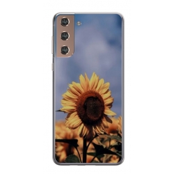 Husa personalizata tip carcasa HQPrint pentru Samsung Galaxy S24 Plus, model Sunflower 2, multicolor, S1D1M0194