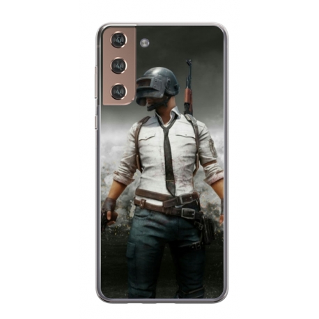 Husa personalizata tip carcasa HQPrint pentru Samsung Galaxy S24 Plus, model PUBG 1, multicolor, S1D1M0214