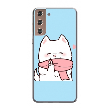 Husa personalizata tip carcasa HQPrint pentru Samsung Galaxy S24 Plus, model Cute Puppy, multicolor, S1D1M0232