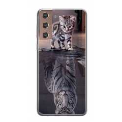 Husa personalizata tip carcasa HQPrint pentru Samsung Galaxy S24 Plus, model Tiger, multicolor, S1D1M0242
