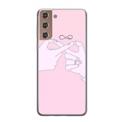 Husa personalizata tip carcasa HQPrint pentru Samsung Galaxy S24 Plus, model Infinity Togeter, multicolor, S1D1M0251