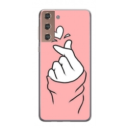 Husa personalizata tip carcasa HQPrint pentru Samsung Galaxy S24 Plus, model Heart Snap, multicolor, S1D1M0285