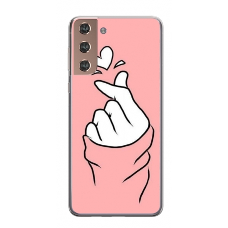 Husa personalizata tip carcasa HQPrint pentru Samsung Galaxy S24 Plus, model Heart Snap, multicolor, S1D1M0285