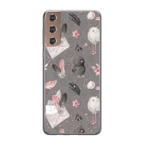 Husa personalizata tip carcasa HQPrint pentru Samsung Galaxy S24 Plus, model Abstract 1, multicolor, S1D1M0321