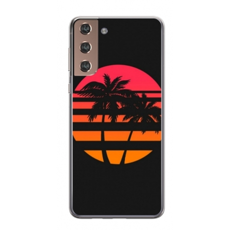 Husa personalizata tip carcasa HQPrint pentru Samsung Galaxy S24 Plus, model Beach View 3, multicolor, S1D1M0337