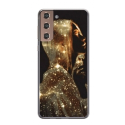 Husa personalizata tip carcasa HQPrint pentru Samsung Galaxy S24 Plus, model Golden Girl, multicolor, S1D1M0350