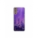 Husa personalizata tip carcasa HQPrint pentru Samsung Galaxy S24 Plus, model Purple Lightning, multicolor, S1D1M0354