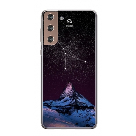 Husa personalizata tip carcasa HQPrint pentru Samsung Galaxy S24 Plus, model Cancer Sky, multicolor, S1D1M0356