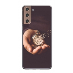 Husa personalizata tip carcasa HQPrint pentru Samsung Galaxy S24 Plus, model Time Flies 1, multicolor, S1D1M0364