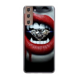Husa personalizata tip carcasa HQPrint pentru Samsung Galaxy S24 Plus, model Diamond Vampire, multicolor, S1D1M0370