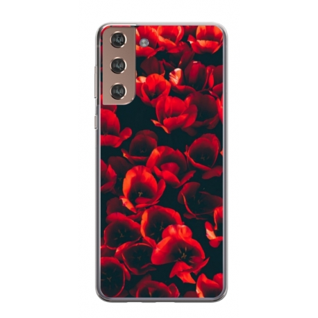 Husa personalizata tip carcasa HQPrint pentru Samsung Galaxy S24 Plus, model Flowers 24, multicolor, S1D1M0386