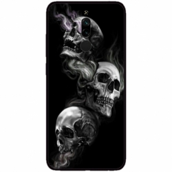 Husa personalizata tip carcasa HQPrint pentru Xiaomi Redmi 8, model Skulls, multicolor, S1D1M0032