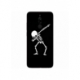 Husa personalizata tip carcasa HQPrint pentru Xiaomi Redmi 8, model Dab Skeleton, multicolor, S1D1M0034