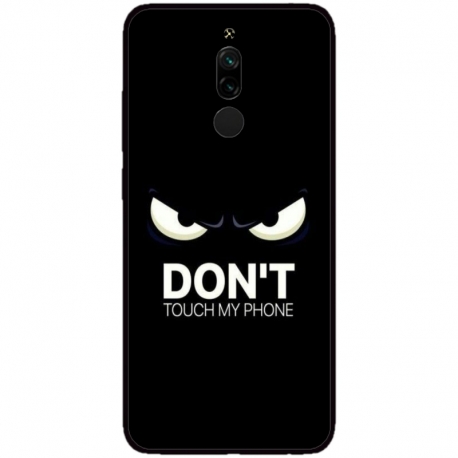 Husa personalizata tip carcasa HQPrint pentru Xiaomi Redmi 8, model Dont touch my phone 1, multicolor, S1D1M0035