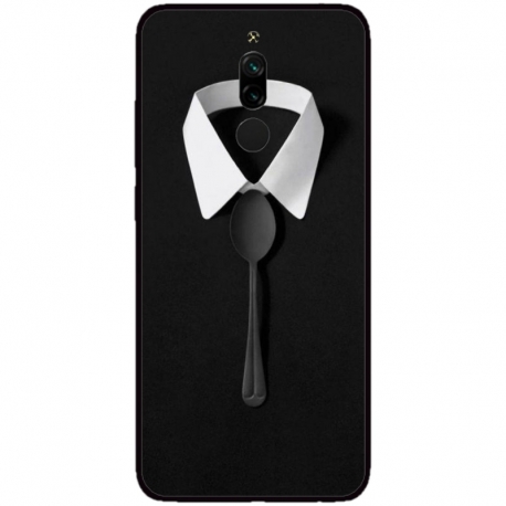 Husa personalizata tip carcasa HQPrint pentru Xiaomi Redmi 8, model Mr Fancy, multicolor, S1D1M0036
