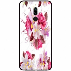 Husa personalizata tip carcasa HQPrint pentru Xiaomi Redmi 8, model Flowers 4, multicolor, S1D1M0040