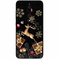 Husa personalizata tip carcasa HQPrint pentru Xiaomi Redmi 8, model Reindeer 2, multicolor, S1D1M0052