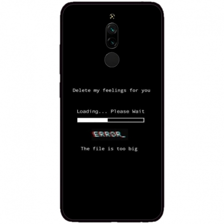 Husa personalizata tip carcasa HQPrint pentru Xiaomi Redmi 8, model Delete Feelings, multicolor, S1D1M0069