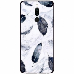 Husa personalizata tip carcasa HQPrint pentru Xiaomi Redmi 8, model Leaf Design 2, multicolor, S1D1M0071