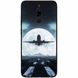 Husa personalizata tip carcasa HQPrint pentru Xiaomi Redmi 8, model Moon Landing, multicolor, S1D1M0077