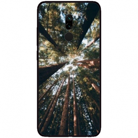 Husa personalizata tip carcasa HQPrint pentru Xiaomi Redmi 8, model Tree perspective, multicolor, S1D1M0079