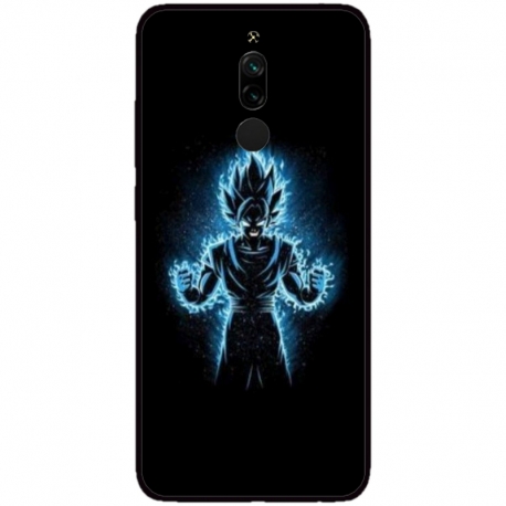 Husa personalizata tip carcasa HQPrint pentru Xiaomi Redmi 8, model Goku, multicolor, S1D1M0087