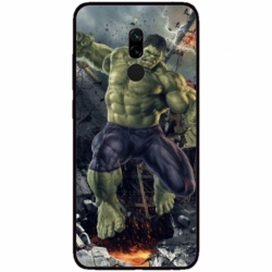 Husa personalizata tip carcasa HQPrint pentru Xiaomi Redmi 8, model Hulk 1, multicolor, S1D1M0099