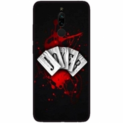 Husa personalizata tip carcasa HQPrint pentru Xiaomi Redmi 8, model Joker 1, multicolor, S1D1M0106
