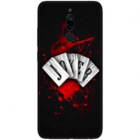 Husa personalizata tip carcasa HQPrint pentru Xiaomi Redmi 8, model Joker 1, multicolor, S1D1M0106