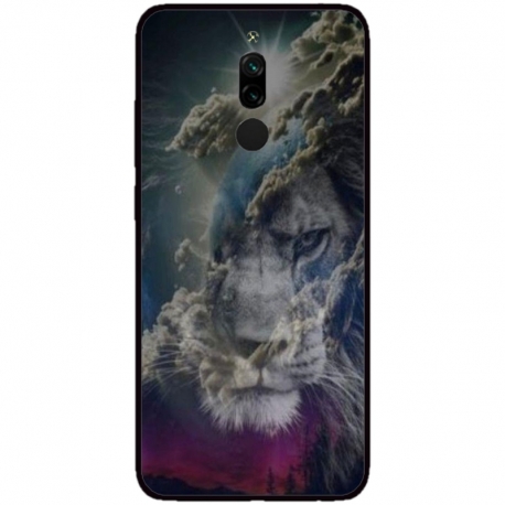 Husa personalizata tip carcasa HQPrint pentru Xiaomi Redmi 8, model Lion 4, multicolor, S1D1M0120