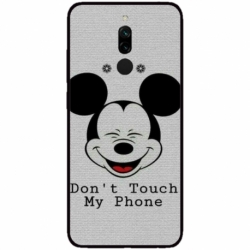 Husa personalizata tip carcasa HQPrint pentru Xiaomi Redmi Note 8 Pro, model Dont Touch my Phone 3, multicolor, S1D1M0123