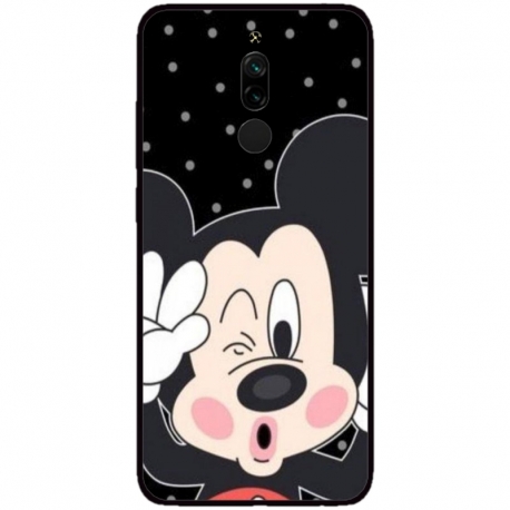 Husa personalizata tip carcasa HQPrint pentru Xiaomi Redmi Note 8 Pro, model Mickey 1, multicolor, S1D1M0124