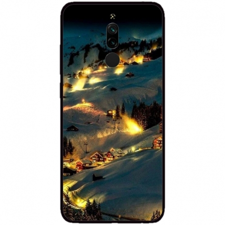 Husa personalizata tip carcasa HQPrint pentru Xiaomi Redmi 8, model Nice View 6, multicolor, S1D1M0128