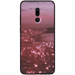 Husa personalizata tip carcasa HQPrint pentru Xiaomi Redmi Note 8 Pro, model Pink Sky, multicolor, S1D1M0129