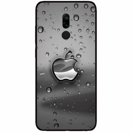 Husa personalizata tip carcasa HQPrint pentru Xiaomi Redmi 8, model Rainy Apple logo, multicolor, S1D1M0148