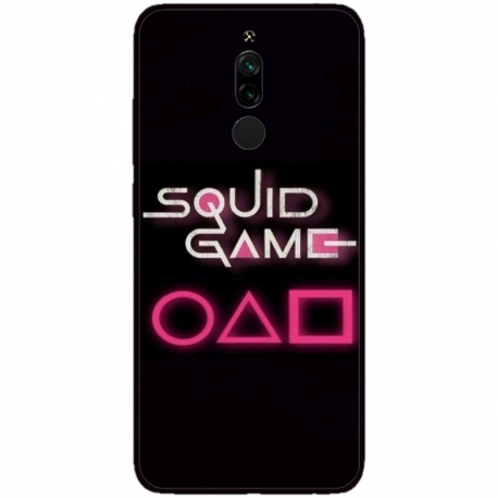 Husa personalizata tip carcasa HQPrint pentru Xiaomi Redmi Note 8 Pro, model Squid Game 4, multicolor, S1D1M0176