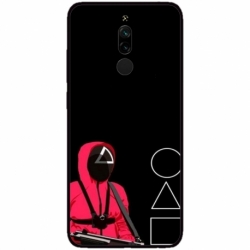Husa personalizata tip carcasa HQPrint pentru Xiaomi Redmi 8, model Squid Game 5, multicolor, S1D1M0177