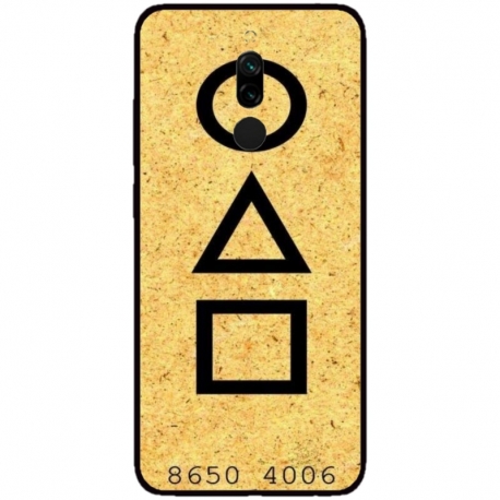 Husa personalizata tip carcasa HQPrint pentru Xiaomi Redmi Note 8 Pro, model Squid Game 9, multicolor, S1D1M0181