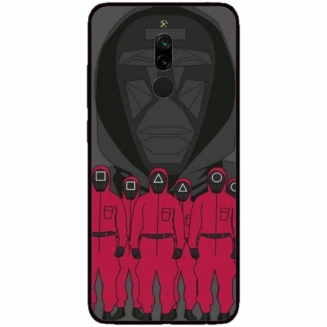 Husa personalizata tip carcasa HQPrint pentru Xiaomi Redmi Note 8 Pro, model Squid Game 15, multicolor, S1D1M0187