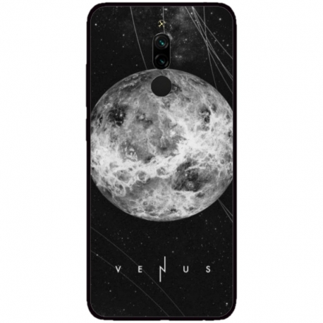 Husa personalizata tip carcasa HQPrint pentru Xiaomi Redmi 8, model Moon, multicolor, S1D1M0212