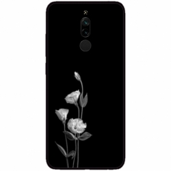 Husa personalizata tip carcasa HQPrint pentru Xiaomi Redmi 8, model Abstract Flowers, multicolor, S1D1M0216