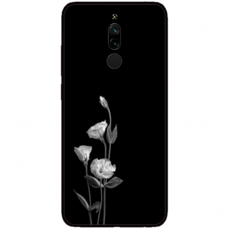 Husa personalizata tip carcasa HQPrint pentru Xiaomi Redmi 8, model Abstract Flowers, multicolor, S1D1M0216