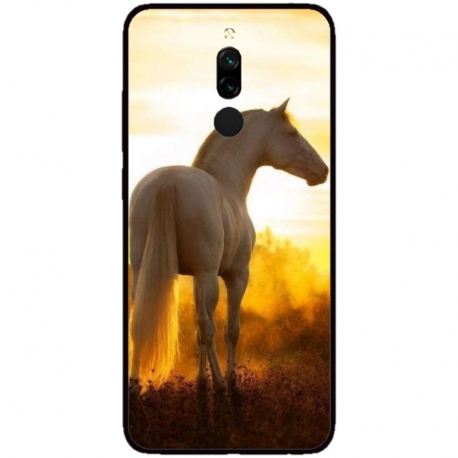 Husa personalizata tip carcasa HQPrint pentru Xiaomi Redmi Note 8 Pro, model Horse 2, multicolor, S1D1M0218