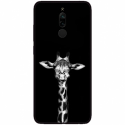 Husa personalizata tip carcasa HQPrint pentru Xiaomi Redmi 8, model Giraffe 3, multicolor, S1D1M0222