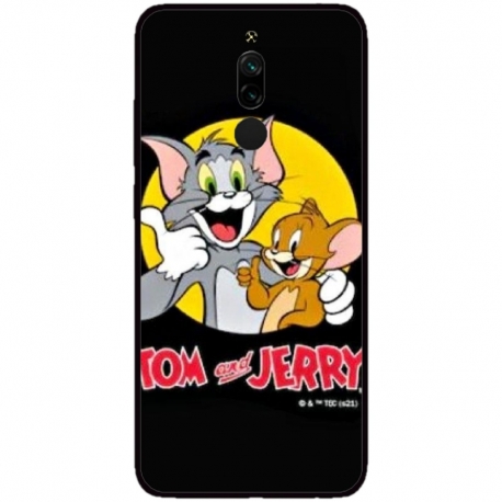 Husa personalizata tip carcasa HQPrint pentru Xiaomi Redmi Note 8 Pro, model Tom and Jerry 4, multicolor, S1D1M0226